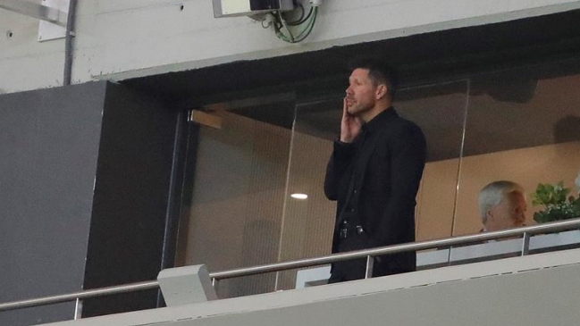 Diego Simeone no podrá dirigir en la final de la Europa League Diego Simeone no podrá dirigir en la final de la Europa League