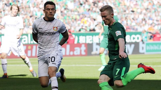 Bayer Leverkusen de Aránguiz igualó con Werder Bremen y complicó clasificación a la Champions Bayer Leverkusen de Aránguiz igualó con Werder Bremen y complicó clasificación a la Champions