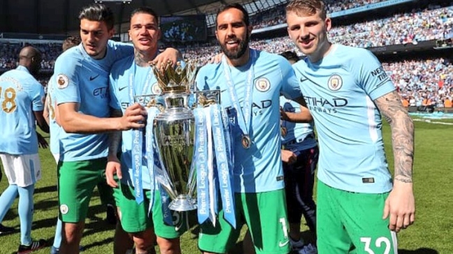 El orgullo de Claudio Bravo por los títulos ganados con Manchester City El orgullo de Claudio Bravo por los títulos ganados con Manchester City