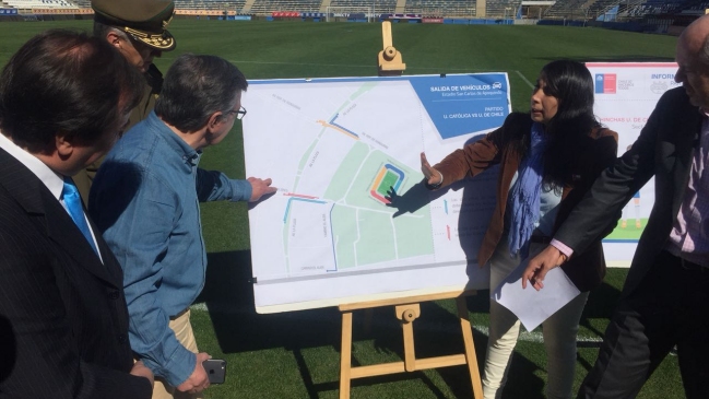 Autoridades anunciaron medidas para facilitar salida de los hinchas desde San Carlos Autoridades anunciaron medidas para facilitar salida de los hinchas desde San Carlos