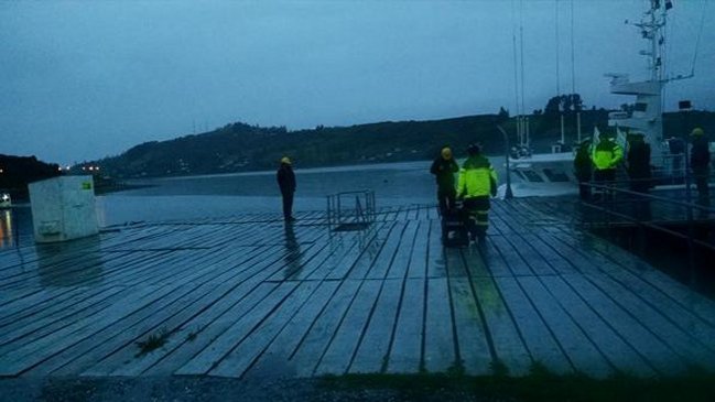Hombre murió en un naufragio nocturno en Chiloé