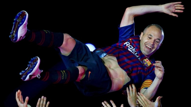 Andrés Iniesta disfrutó de un triunfo ante Real Sociedad en su último partido en FC Barcelona Andrés Iniesta disfrutó de un triunfo ante Real Sociedad en su último partido en FC Barcelona