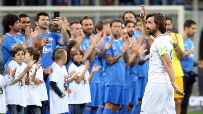 Arturo Vidal participó en la despedida de Andrea Pirlo junto a varias estrellas mundiales Arturo Vidal participó en la despedida de Andrea Pirlo junto a varias estrellas mundiales