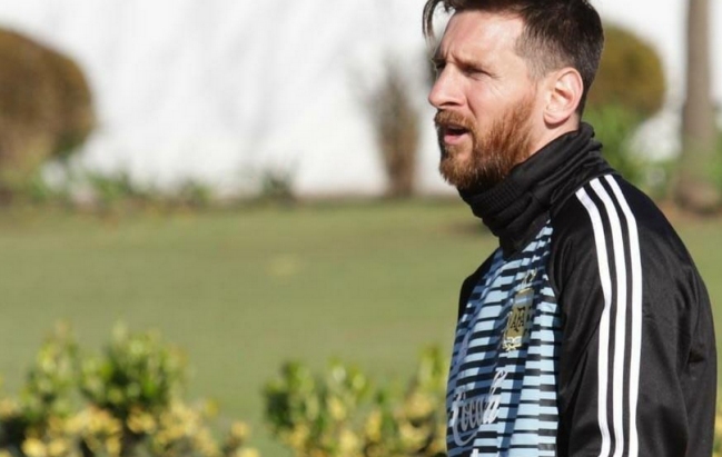 Lionel Messi llegó a Argentina para sumarse a la selección Lionel Messi llegó a Argentina para sumarse a la selección