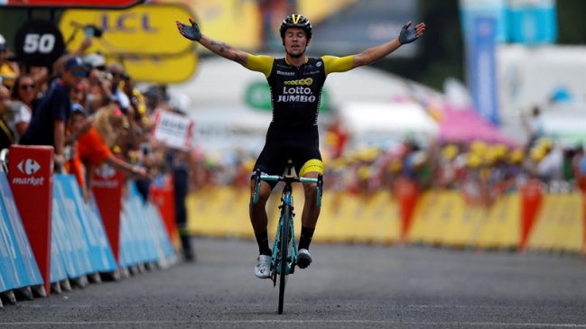 Roglic ganó en Laruns y Thomas quedó más cerca del triunfo final en el Tour