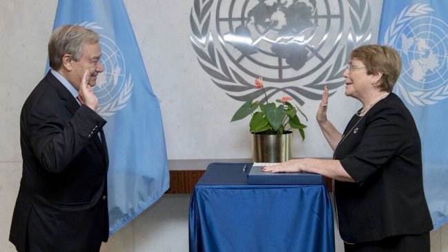Michelle Bachelet juró como Alta Comisionada parar los DDHH en las Naciones Unidas