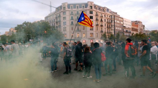 A un año del referéndum en Cataluña: Cortes de tránsito ferroviario y calles de Barcelona