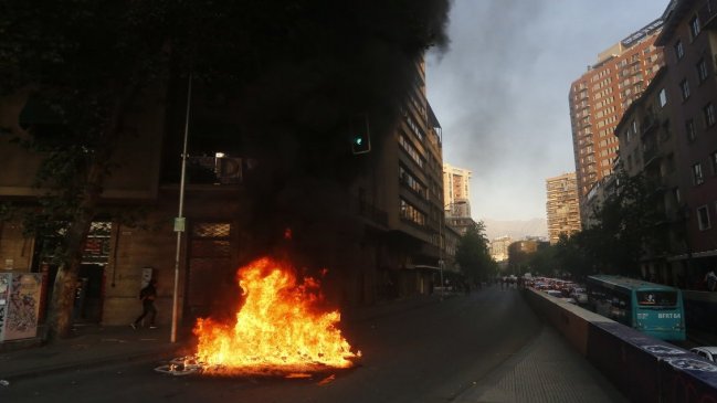 Gobierno decretó Estado de Emergencia tras manifestaciones por alza del transporte público