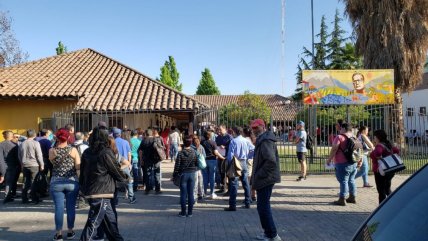   Largas filas en Puente Alto para posponer el servicio militar 