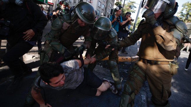 Amnistía acusó uso excesivo de la fuerza en Chile 