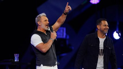   La emoción de Pedro Ruminot, Marcelo Barticciotto y vocalista de 