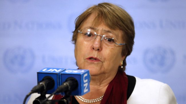 Bachelet: Tras estallido social se produjo un elevado número de violaciones de DDHH en todo el país