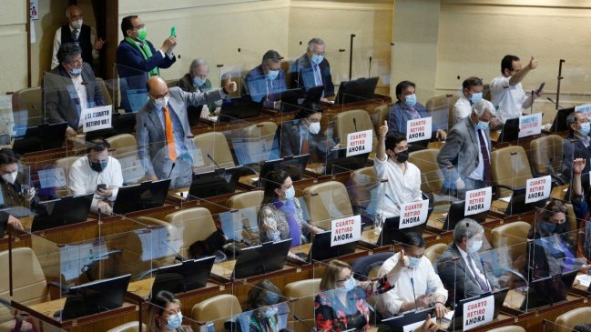 Chahuán reafirma que el cuarto retiro se caerá en el Senado, 