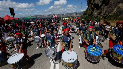  Se espera la participación de mil personas en el Carnaval Mil Tambores en Valparaíso  