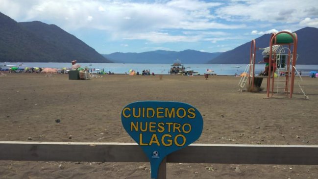MOP confirma disminución de nivel del agua del lago Caburgua