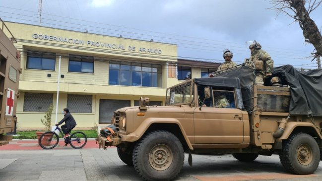 Gobierno removió al jefe militar del estado de excepción en el Biobío