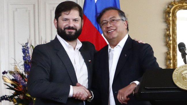 Proceso de paz en Colombia: Boric manifestó 
