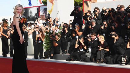   Cate Blanchett llegó a Venecia para presentar su película 