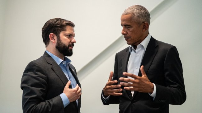 Boric se reunió con Obama en Nueva York