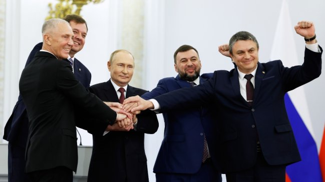 El Senado ruso ratificó por unanimidad los tratados de anexión de cuatro regiones ucranianas