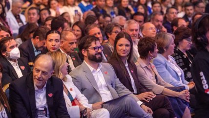  Presidente Gabriel Boric estuvo en primera fila en el inicio de la Teletón 2022 