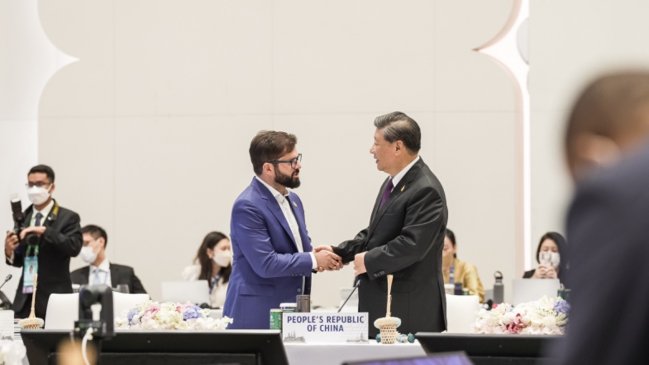 Presidente Boric se reúne hoy con Xi Jinping en la APEC
