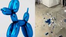 Visitante rompió un Balloon Dog de Jeff Koons en una galería de arte en Miami