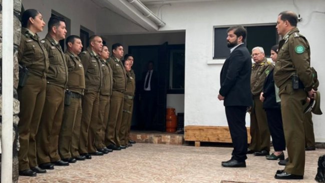 Presidente Boric visitó a familia de carabinera asesinada y reiteró que la institución 