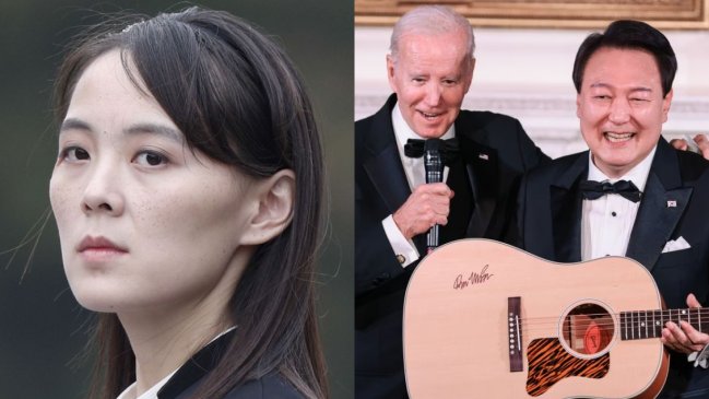 La hermana de Kim Jong-un: Biden es un senil y Yoon, un estúpido