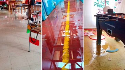  Concejal criticó condiciones en colegio que se inundó en Tirúa  