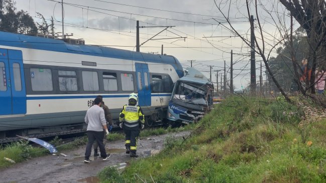 Choque en Biobío: EFE confirmó que barrera estaba abajo