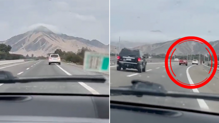   Captan a conductor atropellando a ciclista tras zigzagueo en Copiapó 