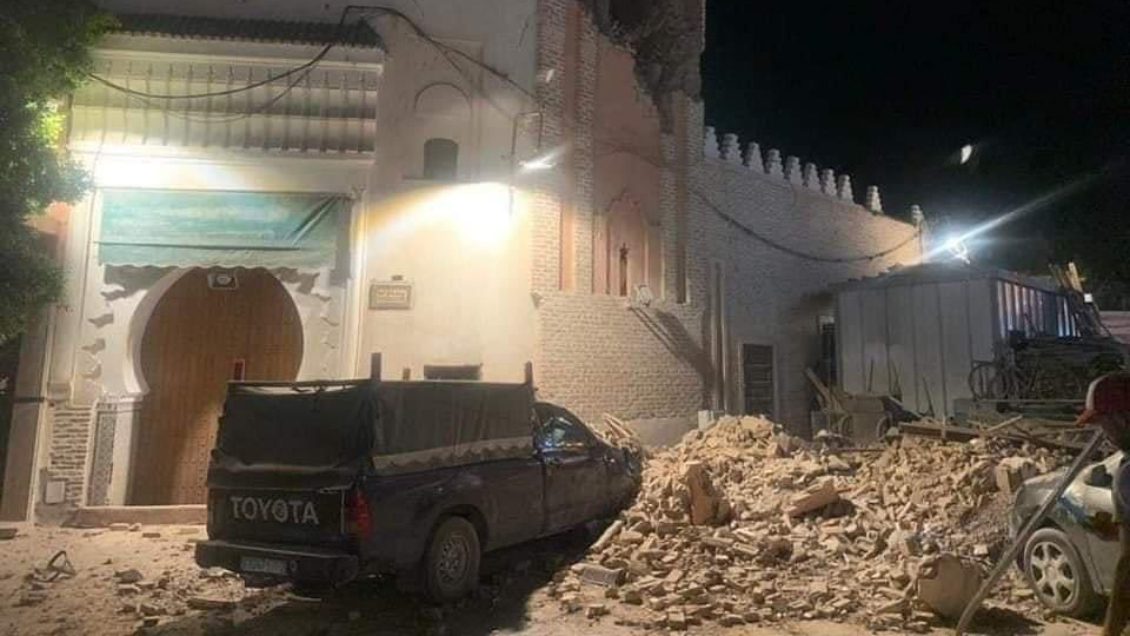 Terremoto en Marruecos deja, preliminarmente, cerca de 300 muertos y 150 heridos