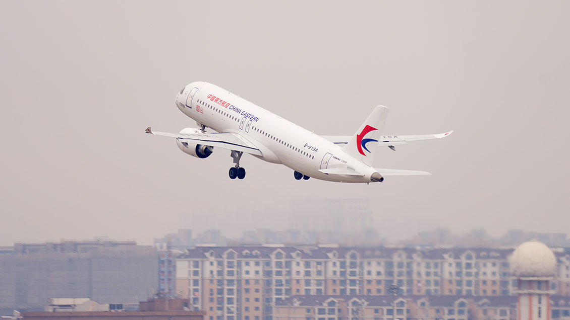 Avión C919 chino consigue el mayor pedido de compra de su historia
