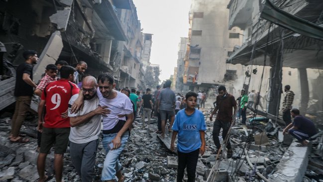 Gaza, forzada al mayor desplazamiento de su historia reciente