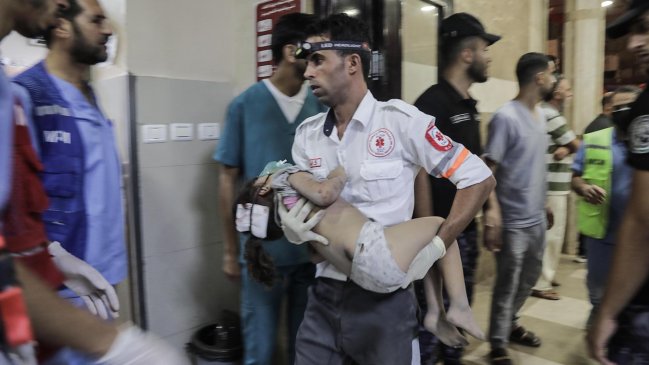 Bombardeo a hospital de Gaza deja al menos 500 muertos