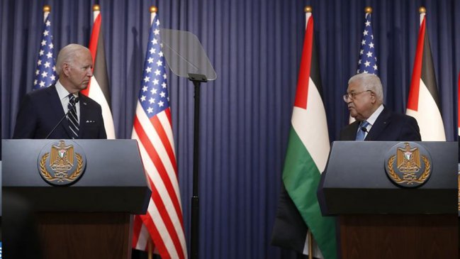 Presidente palestino le pide a Biden que Israel 