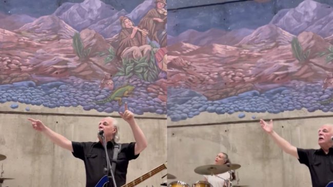 Los Jaivas inauguró mural con solemne presentación en el metro de Santiago