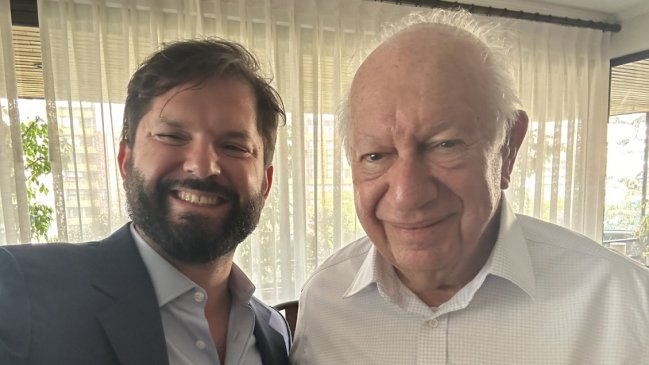 Boric se reunió con Lagos: 