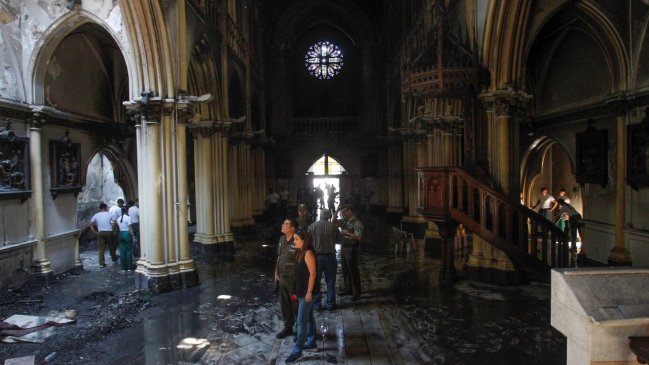 Gobierno traspasó a la iglesia la administración del destruido templo San Francisco de Borja