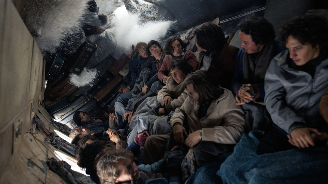 La sociedad de la nieve avión uruguayo Escena de la sociedad de la nieve