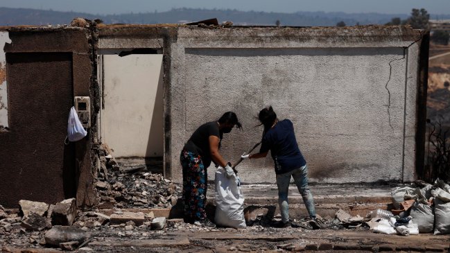 Incendios: Boric anunció la activación del Fondo Nacional de Reconstrucción