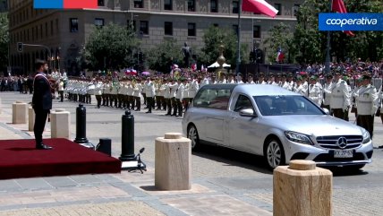  Expresidente Piñera recibió último homenaje en el Palacio de La Moneda  