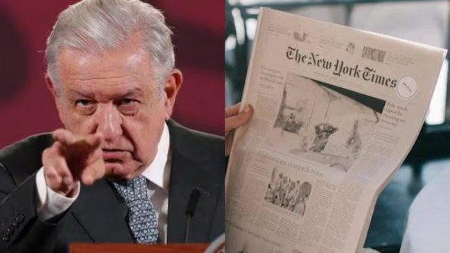 AMLO tildó al New York Times de 