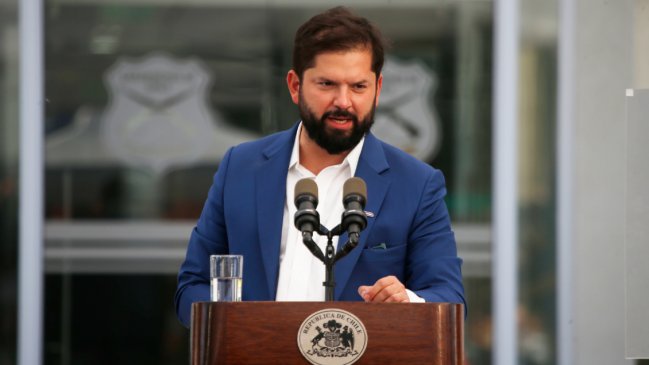 Presidente Boric insiste: No queremos que el crimen organizado le gane a la gente común