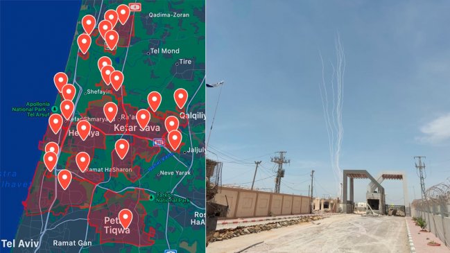 Hamás lanzó ocho cohetes al centro de Israel por primera vez en meses