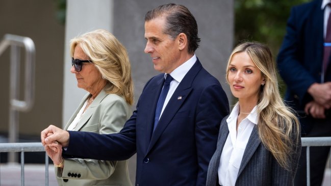Jurado declaró culpable de todos los cargos al hijo de Biden en caso por posesión de armas
