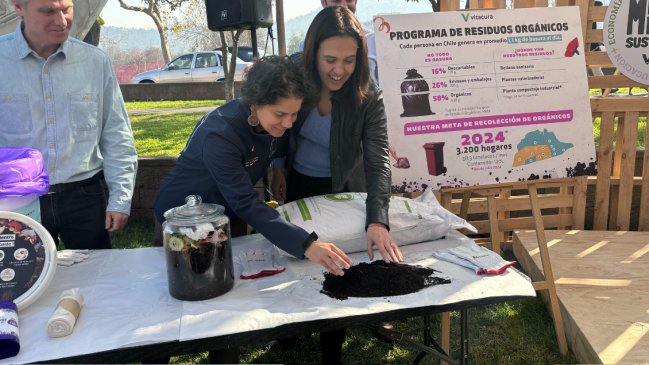 Vitacura lanzó el plan de reciclaje de residuos orgánicos más grande el país