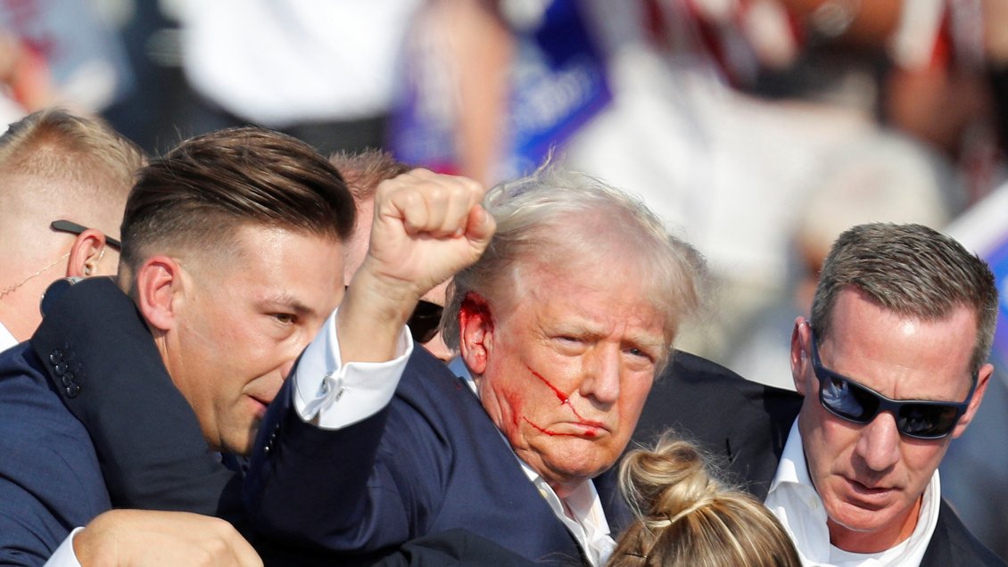 Donald Trump fue herido en acto de campaña