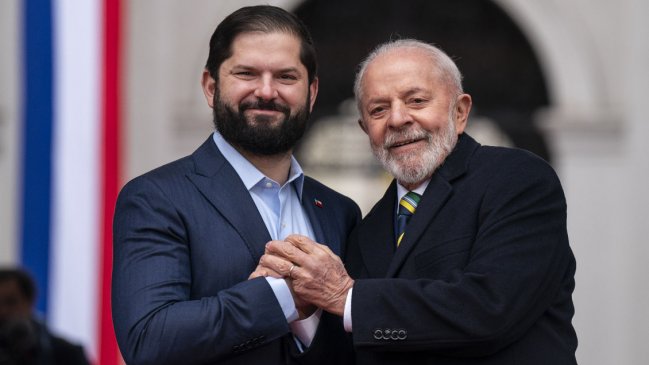 Boric y Lula se reunieron en La Moneda sin hablar públicamente sobre Venezuela